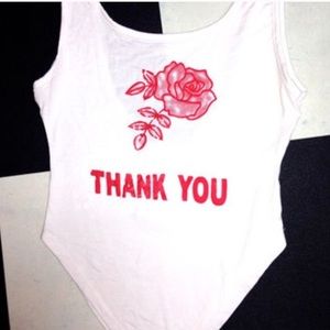 Thank you Omweekend Bodysuit
